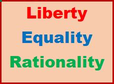 libert, equality and rationality